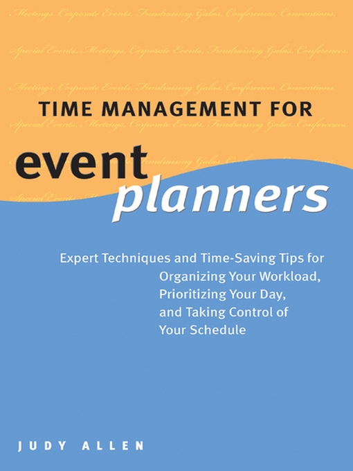 Title details for Time Management for Event Planners by Judy Allen - Available